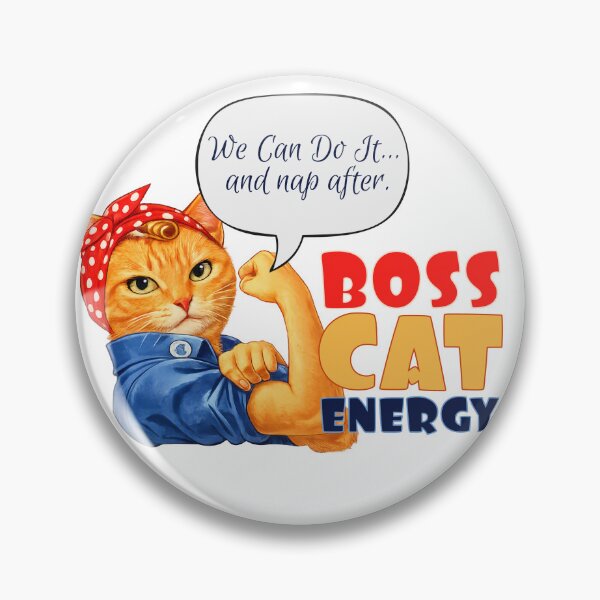 Item preview, Energía de gato jefe designed and sold by CathesCreate.