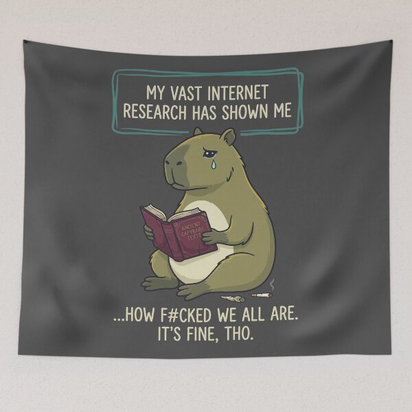 Item preview, Capybara Internet Research designed and sold by Amir Faysal.