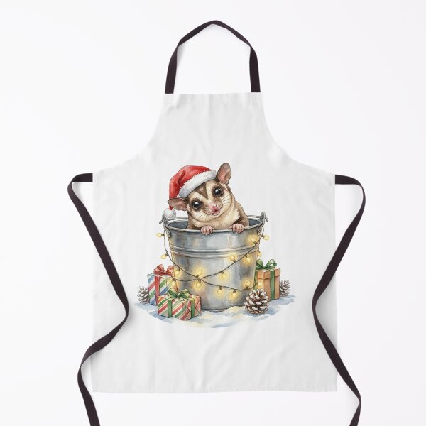 Item preview, Christmas Sugar Glider in a Bucket Vintage Illustration designed and sold by Takeda-art.