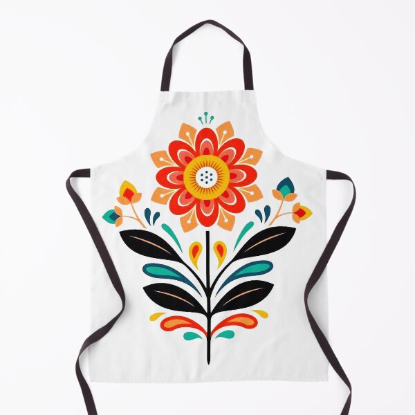 Item preview, Folk Art Flower designed and sold by ViaARTfactory.