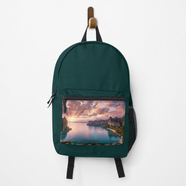 Item preview, Tropical Bay Surrounded by Cliffs designed and sold by amusefullife.