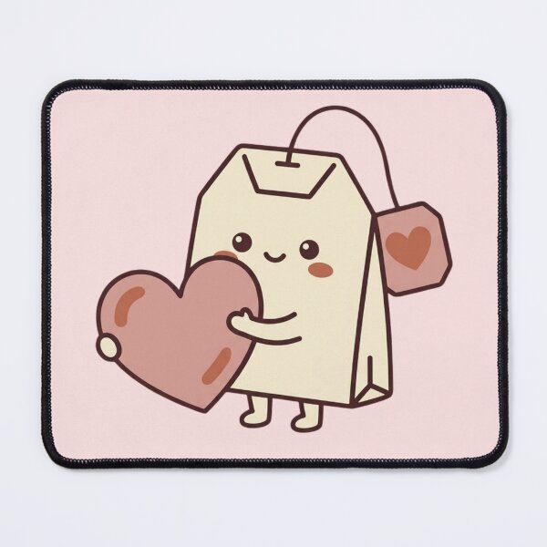 Item preview, Cute Kawaii Tea Bag – Small Bag Big Feelings for Sensitive Souls and Friendship designed and sold by Im-Ara.