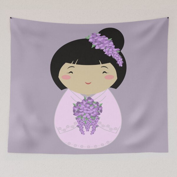 Item preview, Kokeshi Wisteria Bride designed and sold by thedustyphoenix.
