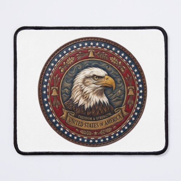 Item preview, United States of America Strength & Freedom designed and sold by Kirrindy Designs.