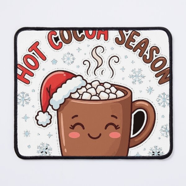 Item preview, Hot Cocoa Season Cute Christmas Shirt - Cozy Winter Cocoa Oversized T-Shirt_652c438b67 designed and sold by Stickerbynp1.