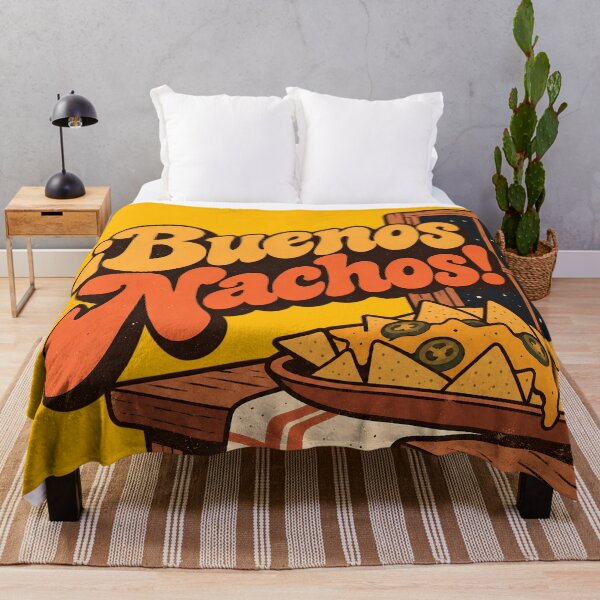 Item preview, ¡Buenos Nachos! – Funny Spanish Nacho Pun Retro Design designed and sold by Douglystuff.