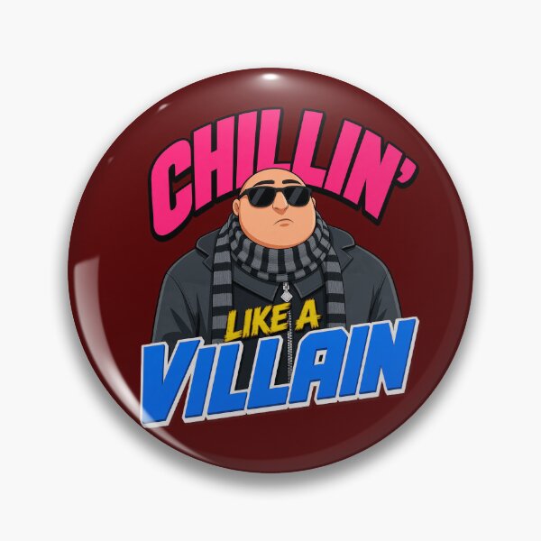 Item preview, Chillin Like A Villain Funny Gru Caricature designed and sold by tyrahicks278.