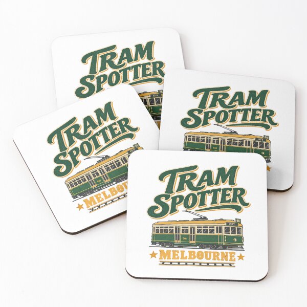 Item preview, Tram Spotter Melbourne – Vintage Tram Enthusiast Typography designed and sold by Globalcitytees.