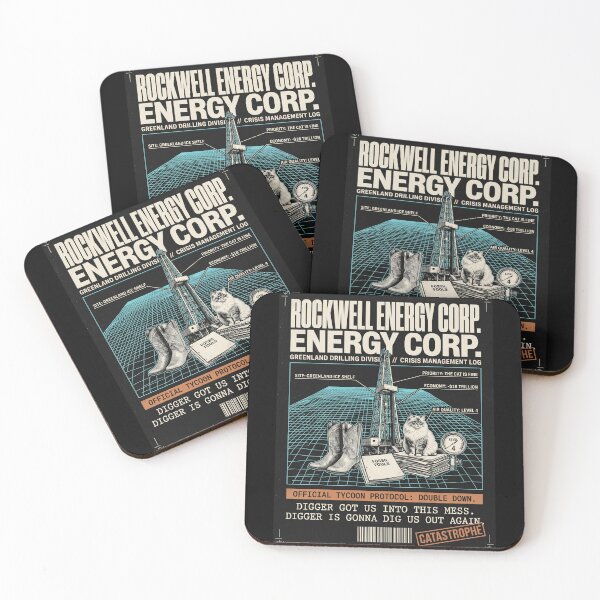 Item preview, Rockwell Energy Corp Greenland Drilling Division Digger Satire Parody designed and sold by Mircea786.