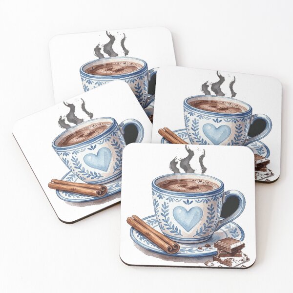 Item preview, A cup of hot chocolate watercolor illustration Oversized T-Shirt_d93163b1be designed and sold by MattiaDedo.