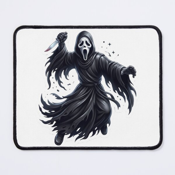 Item preview, Ghostface Action Pose Sticker | 3D Horror Movie Vinyl Decal designed and sold by Gurjeetpixelart.