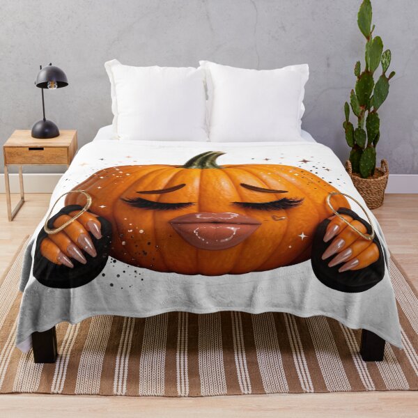 Item preview, Glamorous Sassy Pumpkin Sticker | 3D Fall Fashion Vinyl Decal designed and sold by Gurjeetpixelart.