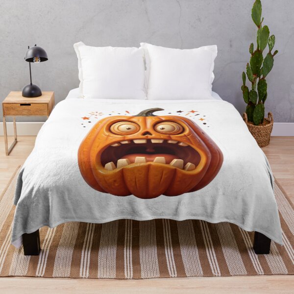 Item preview, Shocked Screaming Pumpkin Sticker | 3D Halloween Vinyl Decal designed and sold by Gurjeetpixelart.