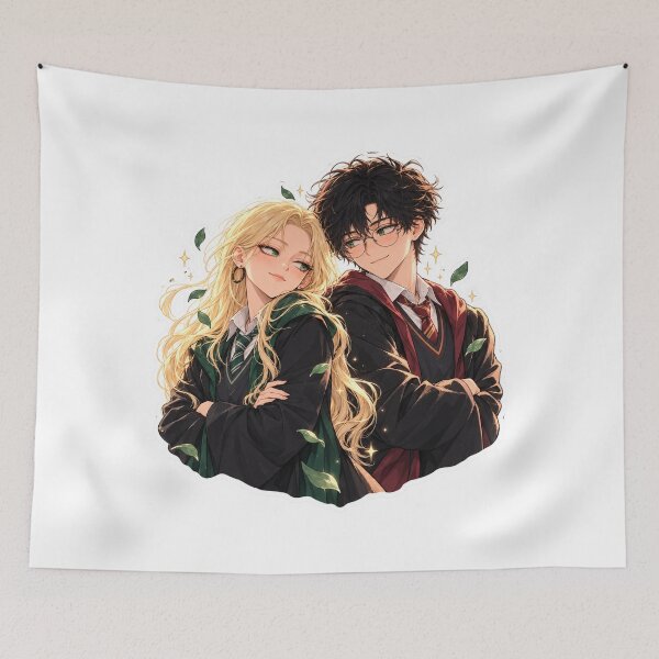 Item preview, Carina Malfoy and Harry Sticker designed and sold by Coloor.