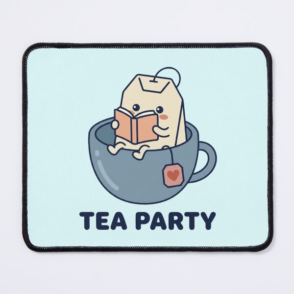 Item preview, Bookish Kawaii Tea Bag – My Kind of Tea Party for Introverted Readers’ Cozy Weekends designed and sold by Im-Ara.