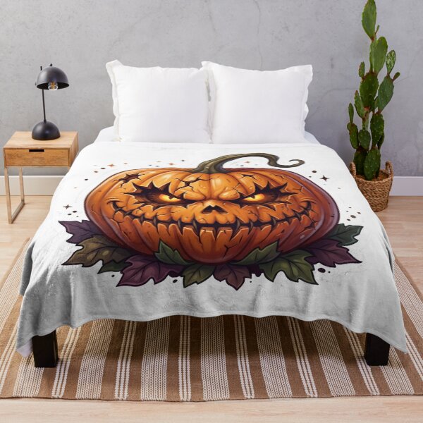 Item preview, Creepy Cracked Pumpkin Monster Sticker | 3D Halloween Vinyl Decal designed and sold by Gurjeetpixelart.