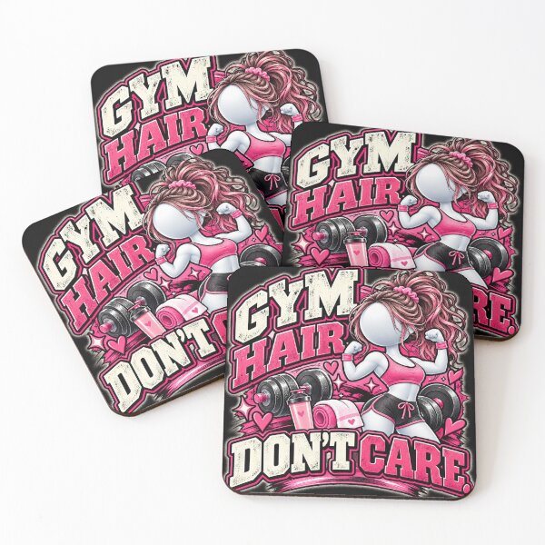 Item preview, Gym Hair Don't Care Funny Fitness Girl designed and sold by THAT-ONE-TEE.