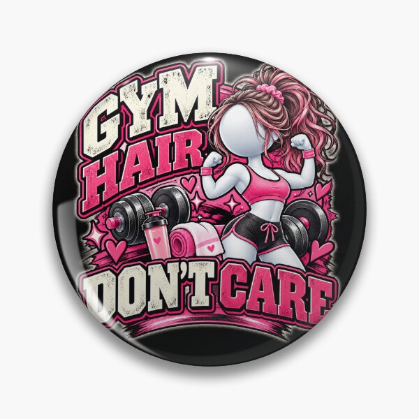 Item preview, Gym Hair Don't Care Funny Fitness Girl designed and sold by THAT-ONE-TEE.