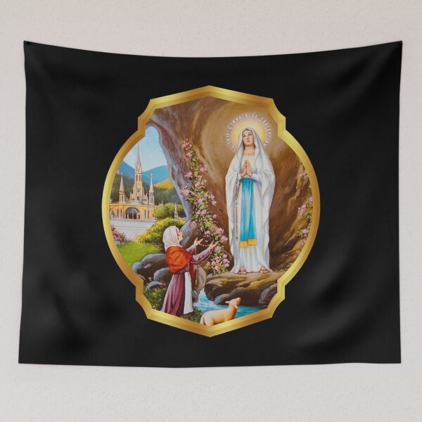 Item preview, Our Lady of Lourdes St Bernadette Immaculate Mary Catholic      designed and sold by geronkagogo.