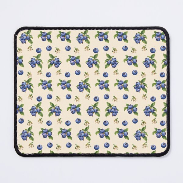 Item preview, Big Blueberries Pattern Vintage Botanical Fruit designed and sold by victorsuarez.