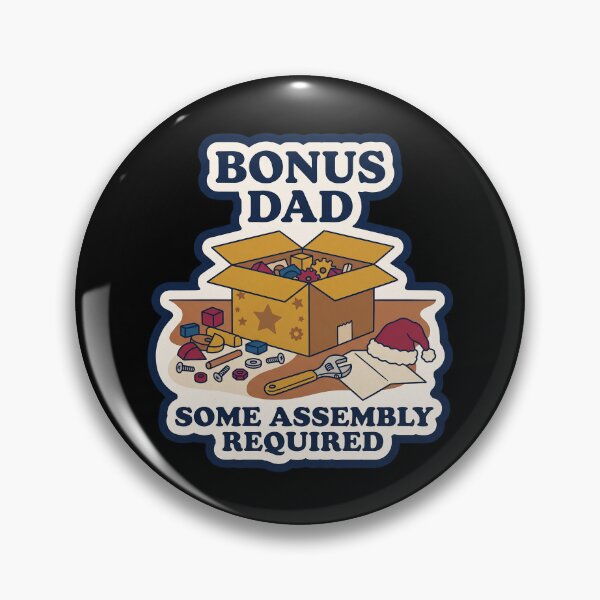 Item preview, Bonus Dad Some Assembly Required Christmas Sticker designed and sold by TheCalmEdit.