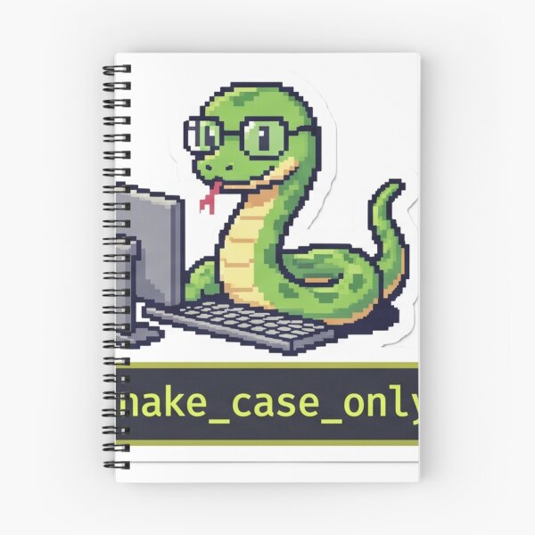 Item preview, Cute Snake Case Only Pixel Python Sticker designed and sold by Purplippie.