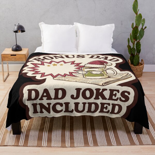 Item preview, Funny Bonus Dad Dad Jokes Included Retro Christmas Sticker designed and sold by TheCalmEdit.