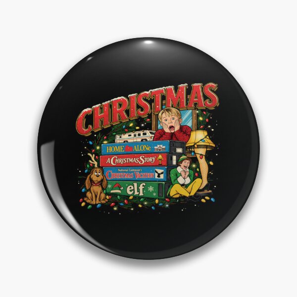 Item preview, Christmas Movies Retro Stack Holiday designed and sold by Jessi-Scott-Art.