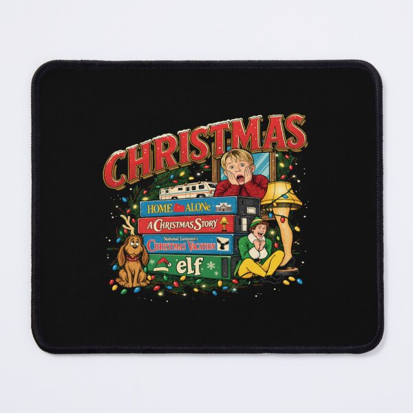 Item preview, Christmas Movies Retro Stack Holiday designed and sold by Jessi-Scott-Art.