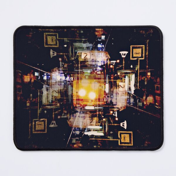 Item preview, Night Tram 2: Budapest Kaleidoscope Double Exposure designed and sold by CraigHullPhoto.