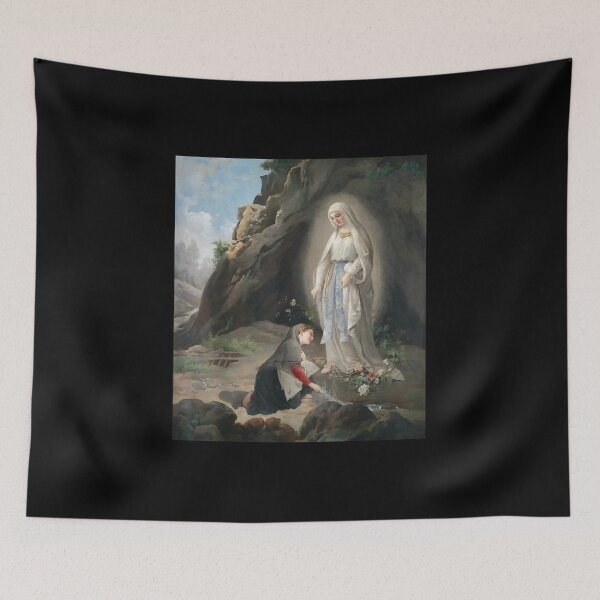 Item preview, Our Lady of Lourdes St Bernadette Immaculate Mary Catholic      designed and sold by geronkagogo.