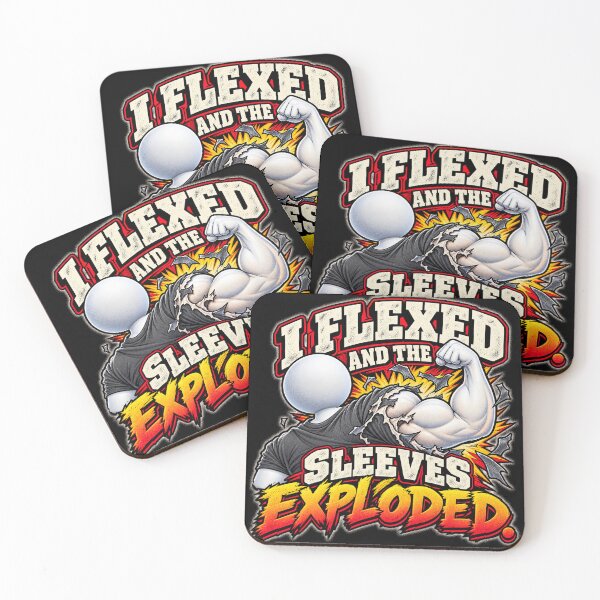 Item preview, I Flexed and the Sleeves Exploded Gym Humor designed and sold by THAT-ONE-TEE.