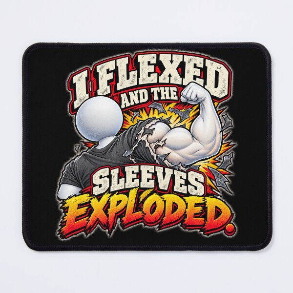 Item preview, I Flexed and the Sleeves Exploded Gym Humor designed and sold by THAT-ONE-TEE.