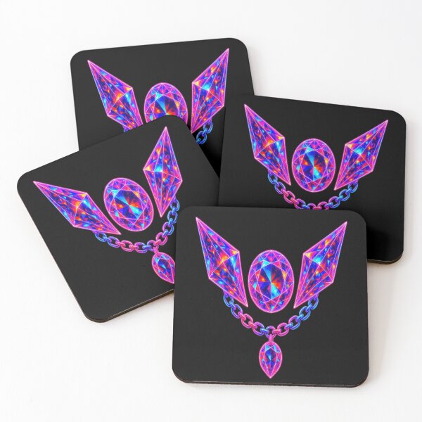 Item preview,  Neon Magical Girl Diamond Crest with Stars designed and sold by Breezes-of-Ida.