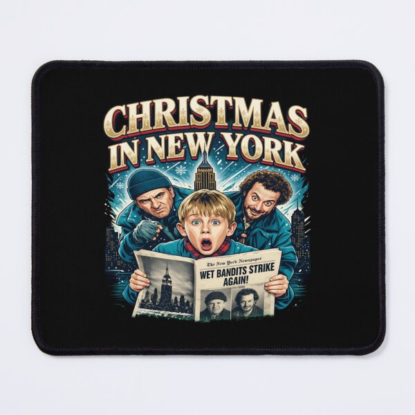 Item preview, Home Alone Christmas in New York Wet Bandits Design designed and sold by Jessi-Scott-Art.