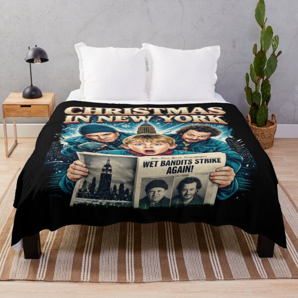 Item preview, Home Alone Christmas in New York Wet Bandits Design designed and sold by Jessi-Scott-Art.