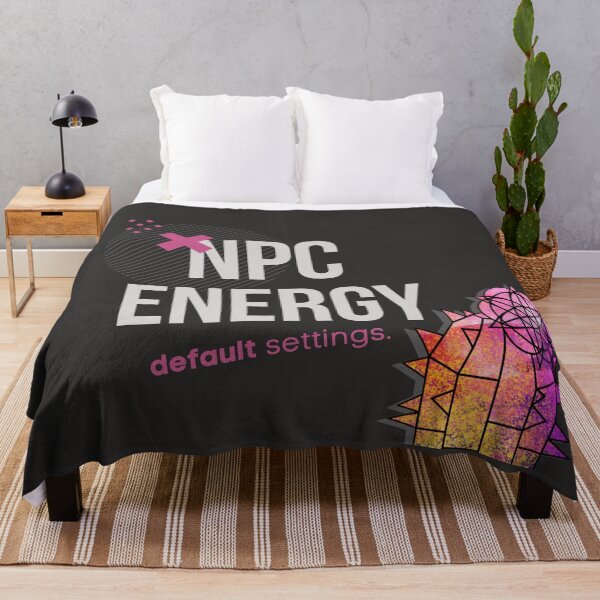 Item preview, NPC Energy Default Settings – Gamer Humor designed and sold by GraphicComet.