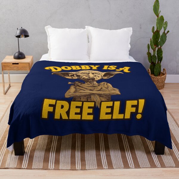 Item preview, Cute House Elf Holding Sock Free Elf Humor designed and sold by cleopatrareid.