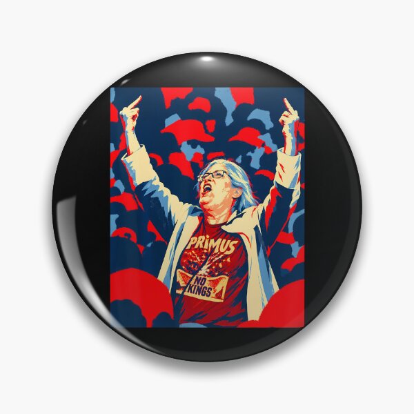 Item preview, Primus No Kings Shirt Aunt Sue Middle Finger Funny designed and sold by Chromatic-Cubes.