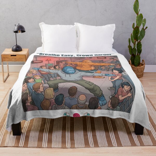 Item preview, Emergency Bunker Breathwork - Funny Bigfoot Yoga & Zen Crowd Graphic designed and sold by Whimsy Trail Co.