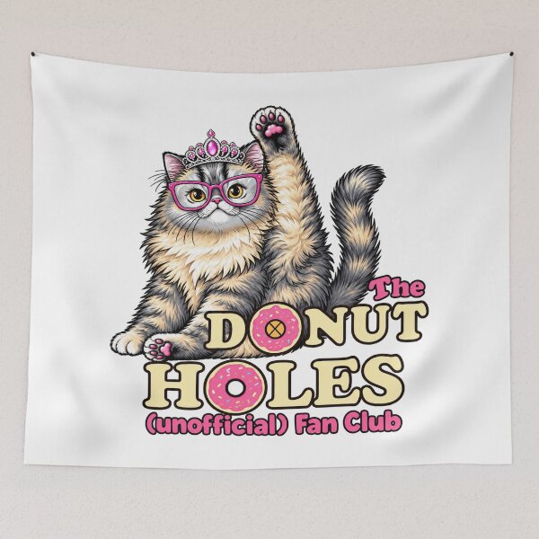 Item preview, The Donut Holes Unofficial Fan Club Funny Cat Butt Graphic designed and sold by dartoffofo⭐⭐⭐⭐⭐.