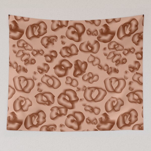 Item preview, Warm Terracotta Leopard Print  designed and sold by wissal.studio.