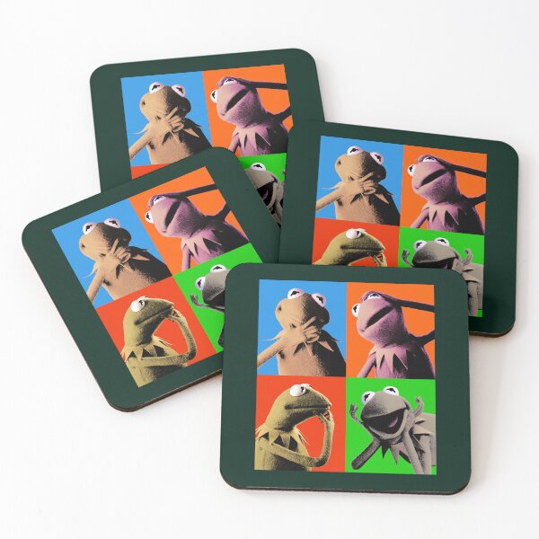 Item preview, Green Frog Four Panels Pop designed and sold by juanafree.