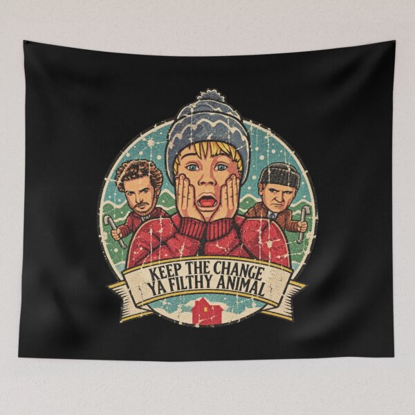 Item preview, Home Alone Keep The Change Ya Filthy Animal Vintage Graphic designed and sold by Jessi-Scott-Art.