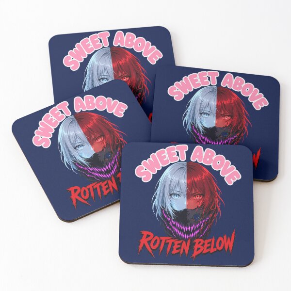 Item preview, Sweet Above Rotten Below Duality Girl Face designed and sold by cleopatrareid.