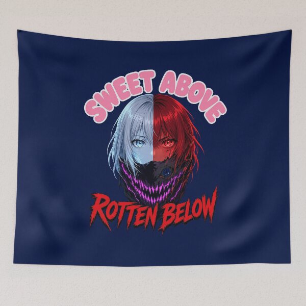 Item preview, Sweet Above Rotten Below Duality Girl Face designed and sold by cleopatrareid.