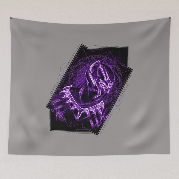 Item preview, Neon Purple Panther Glowing Suit Portrait-3 designed and sold by LeonardTHinton.