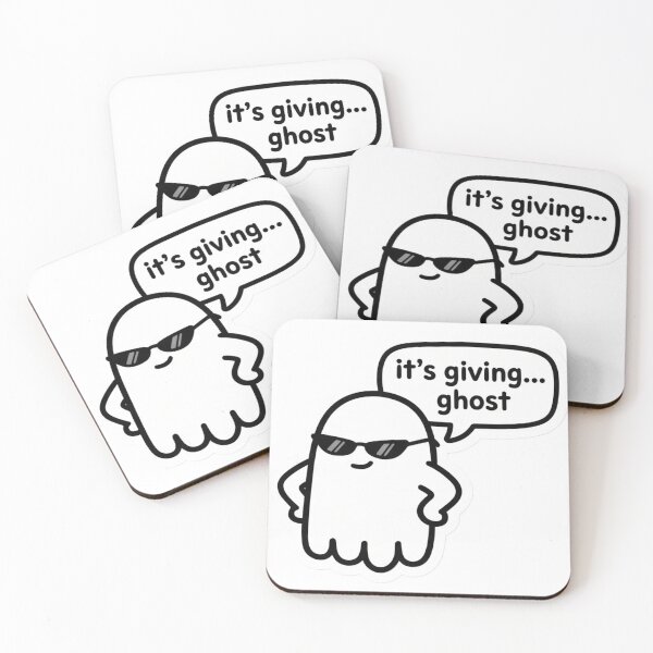 Item preview, Its Giving Ghost Cool Sunglasses Gen Z Sticker designed and sold by Purplippie.