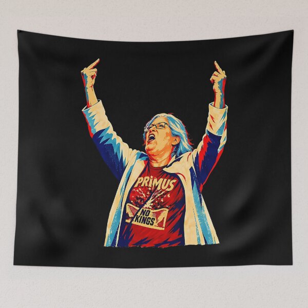 Item preview, No Kings Primus Protest Art designed and sold by Chromatic-Cubes.