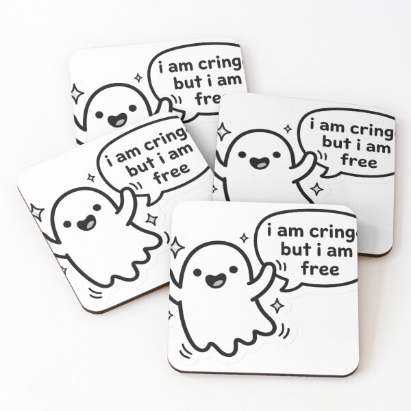 Item preview, I Am Cringe But I Am Free Ghost designed and sold by Purplippie.